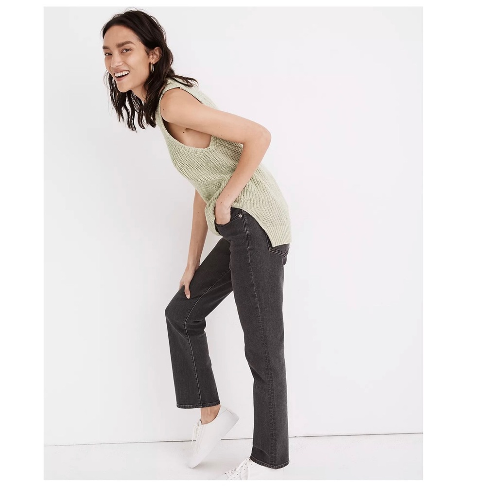 MADEWELL Shaker Sweater Tank Green Size XS NEW